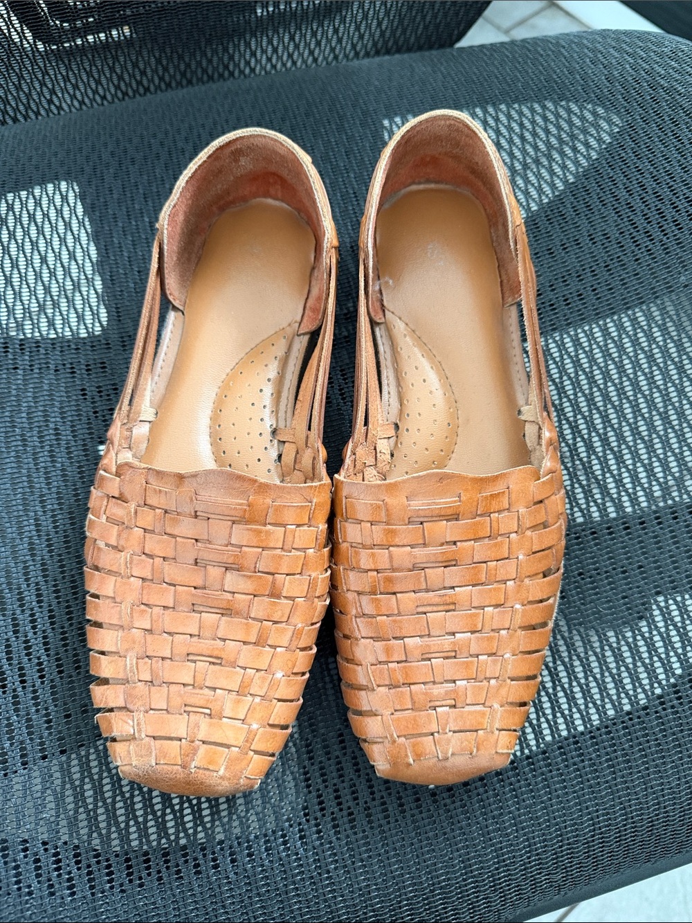 Women’s Woven Slip-On Flats - Tan